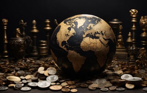 Leonardo_Diffusion_XL_wealth_and_world_dark_theme_wallpaper_0
