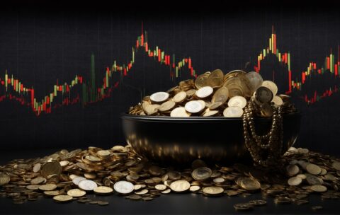 Leonardo_Diffusion_XL_wealth_and_stock_market_dark_wallpaper_0